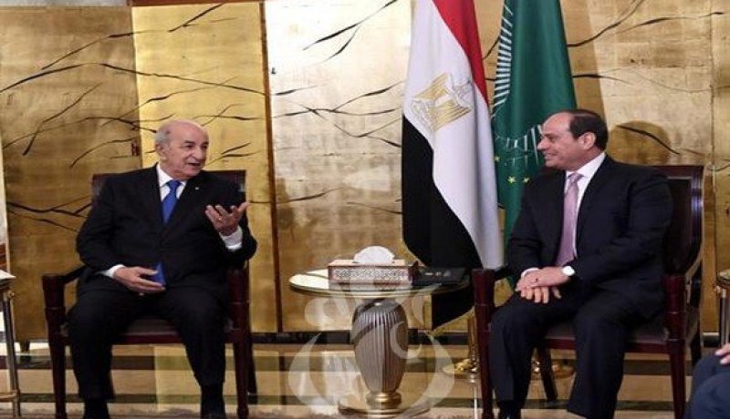 الرئيس تبون يتحادث مع نظيره المصري عبد الفتاح السيسي في أديس أبابا