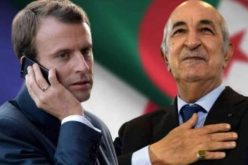 الرئيس تبون يتلقى إتصالا هاتفيا من الرئيس الفرنسي