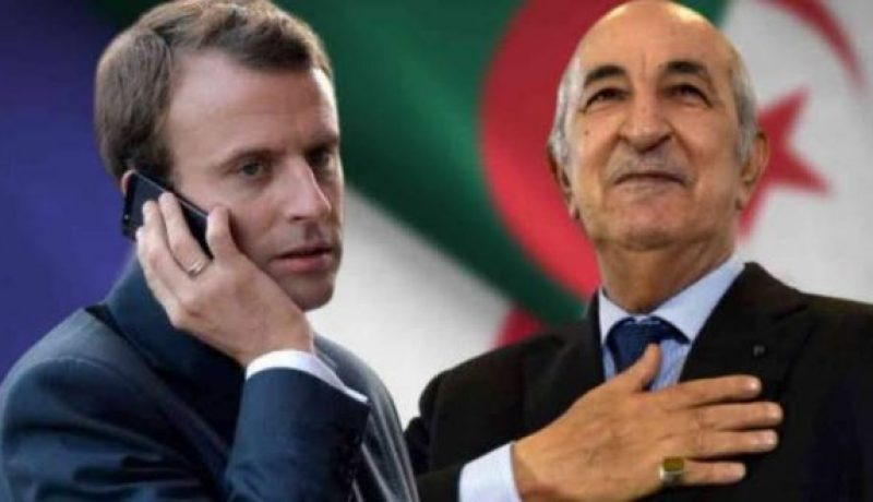 الرئيس تبون يتلقى إتصالا هاتفيا من الرئيس الفرنسي