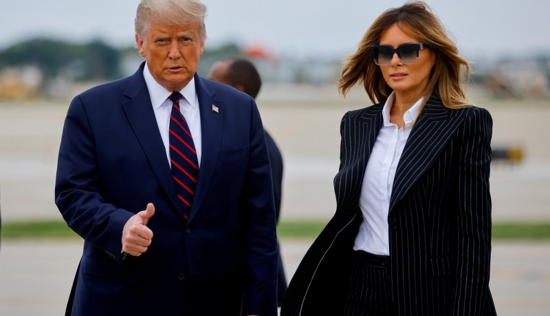 ترامب وزوجته ميلانيا يصابان بفيروس “كورونا”