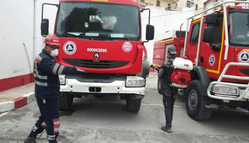 الحماية المدنية تقوم بـ636 عملية تعقيم في ظرف 48 ساعة