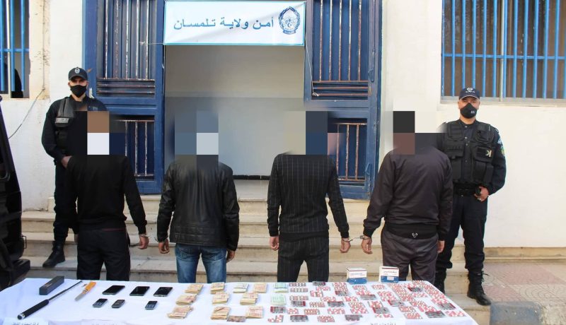 تلمسان: تفكيك شبكة إجرامية وحجز 777 قرص من المؤثرات العقلية