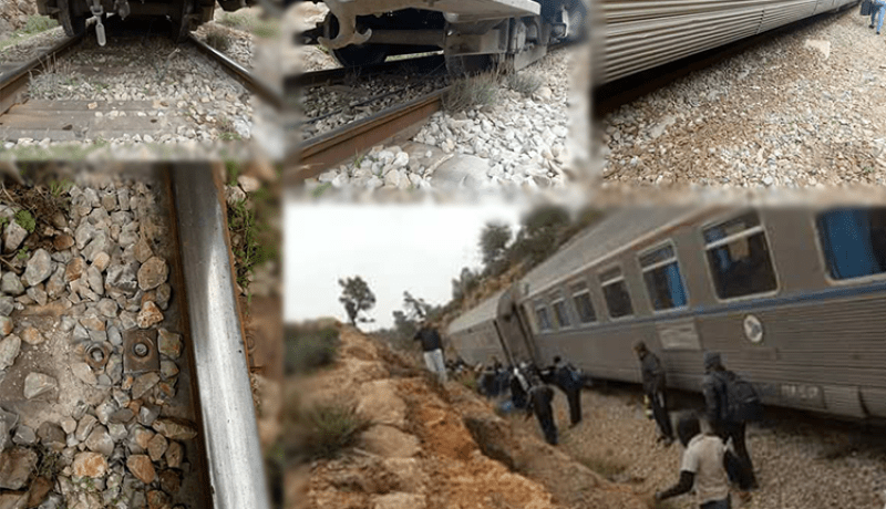 انحراف القاطرة الأخيرة لقطار يخلف هلعا وسط المسافرين بتلمسان