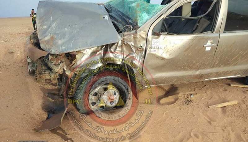 تمنراست: إصابة 4 أشخاص في انقلاب سيارة