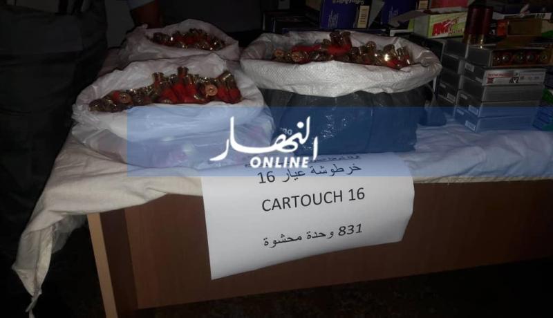 درك مستغانم يفكك ورشة لصناعة البارود ويحجز معداتها