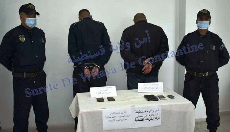 قسنطينة: الإطاحة بمروجي مخدرات وضبط صفيحتي كيف معالج