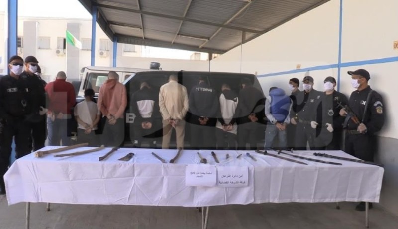 البليدة: تفكيك شبكة إجرامية تعتدي على المواطنين وتزرع الرعب باستعمال الأسلحة البيضاء