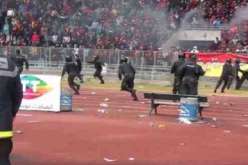 إصابة 38 شرطيا خلال شغب في مباراة كرة قدم بتونس
