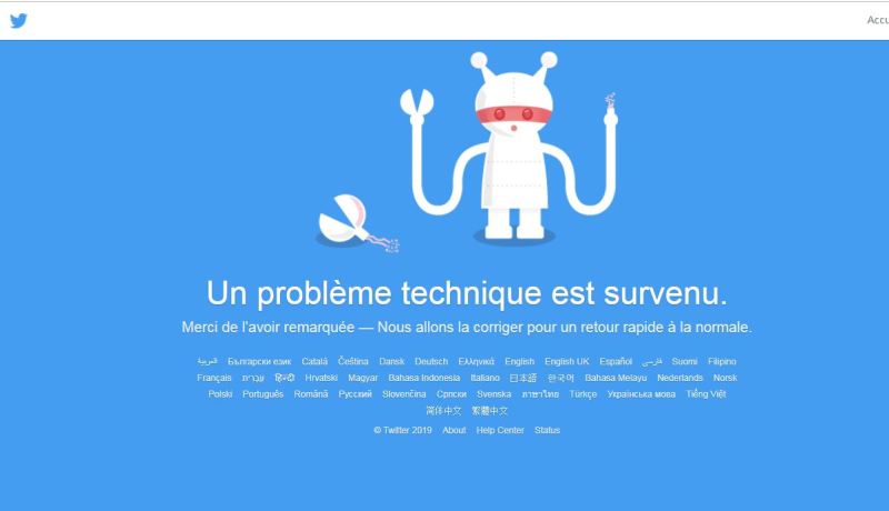 مشاكل تواجه عملية نشر أي تغريدات على موقع تويتر