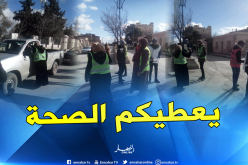 بالصور.. حملة التبرعات لعائلة مكري تتواصل بعين الذهب في تيارت