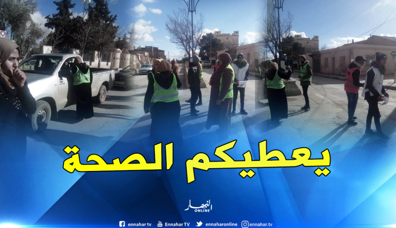 بالصور.. حملة التبرعات لعائلة مكري تتواصل بعين الذهب في تيارت