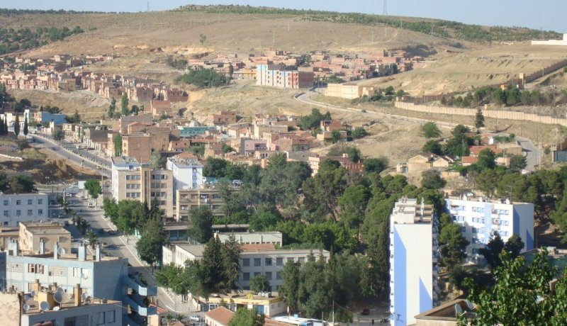 محتجون يتجمهرون للمطالبة بتسوية ملفات العقار في السوقر بتيارت