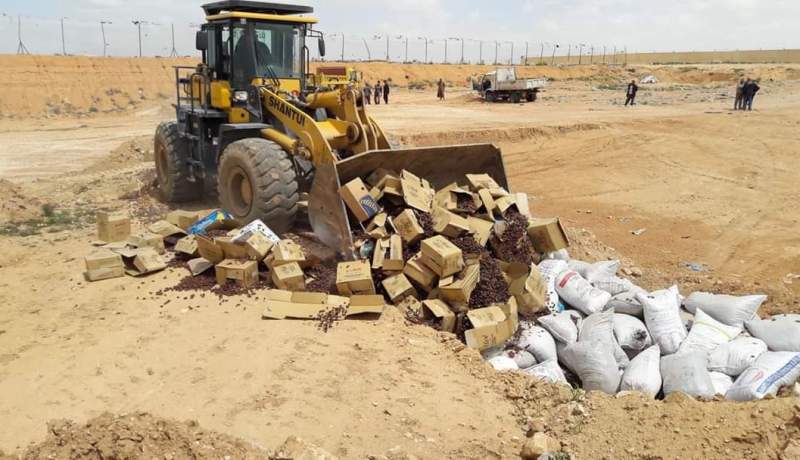 حجز 10 قناطير من الزيتون وإتلاف 71 قنطار من التمور الفاسدة بتيارت
