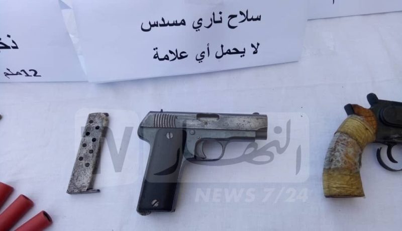 تيارت: حجز سلاحين ناريين وتوقيف شخصين بالفايجة