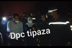 والي تيبازة تتفقد المناطق والسكنات المهددة بحريق غابة طارق بن زياد
