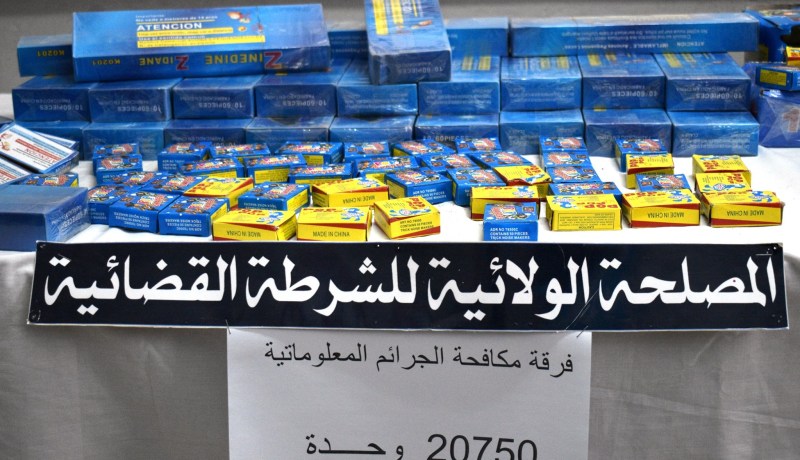تيسمسيلت: حجز أكثر من 20700 وحدة من المفرقعات