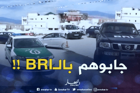 شاهد الحراسة الأمنية المرافقة لأسئلة البكالوريا لحظة وصولها إلى مقر مديرية التربية لميلة