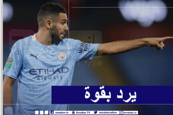 محرز يقصف صحفي إنجليزي !