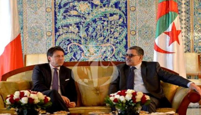 جراد يتحادث مع رئيس الوزراء الإيطالي