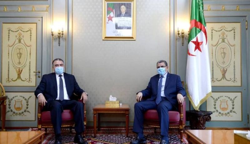 جراد يستقبل السفير اللبناني في الجزائر