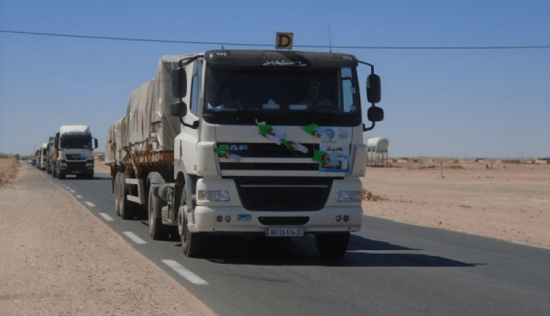 وصول قافلة “جسور الأخوة” الجزائرية إلى نواكشوط