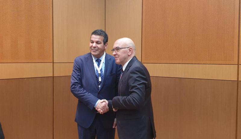 جلاب يتباحث مع كاتب الدولة للشؤون الخارجية اليوناني فرص الإستثمار