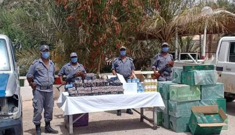 الجمارك.. حجز أزيد من 55 ألف قرص مهلوس و40 ألف علبة سجائر بورقلة