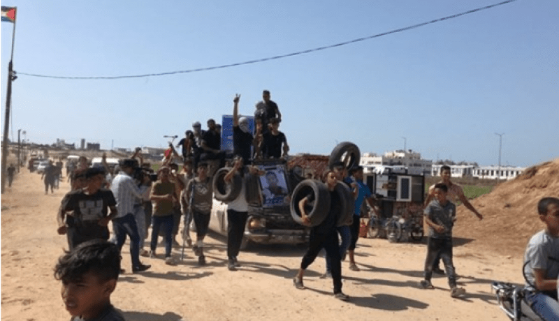 بالصور.. إصابات في جمعة الوفاء للجرحى بغزة