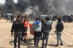 112 جريحا في جمعة حرق علم الاحتلال الصهيوني بغزة