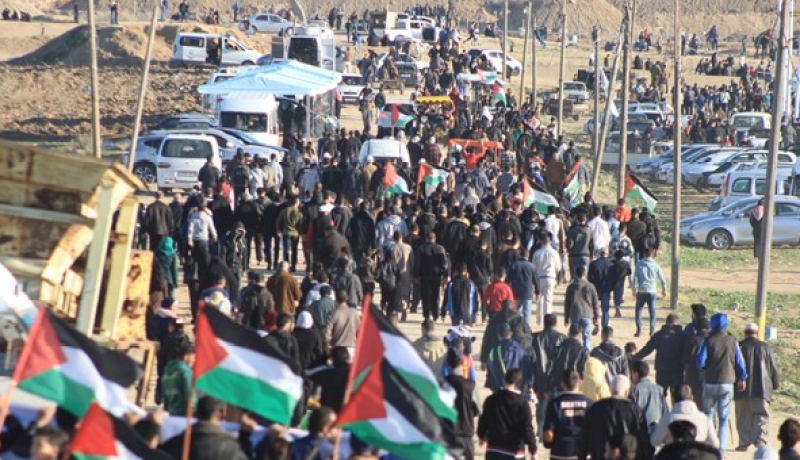 إصابات في “جمعة المقاومة حق مشروع” بغزة