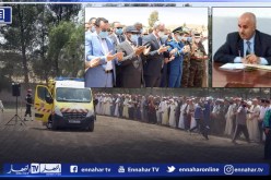 تشييع جنازة رئيس دائرة منداس بغليزان بمسقط رأسه بتيارت