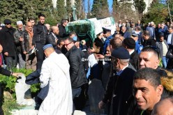 بالصور..تشييع جنازة زوجة محمد العماري بمقبرة بن عكنون