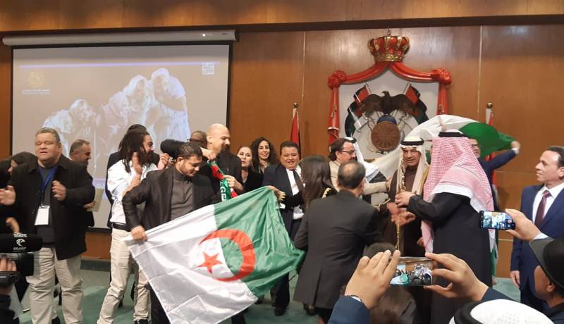 بالصور.. مسرحية “جي بي اس” للمخرج محمد شرشال تتربع على عرش مهرجان المسرح العربي بالاردن