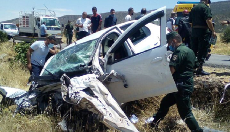 هلاك رضيع وإصابة 4 من أفراد عائلته في حادث مرور أليم بباتنة