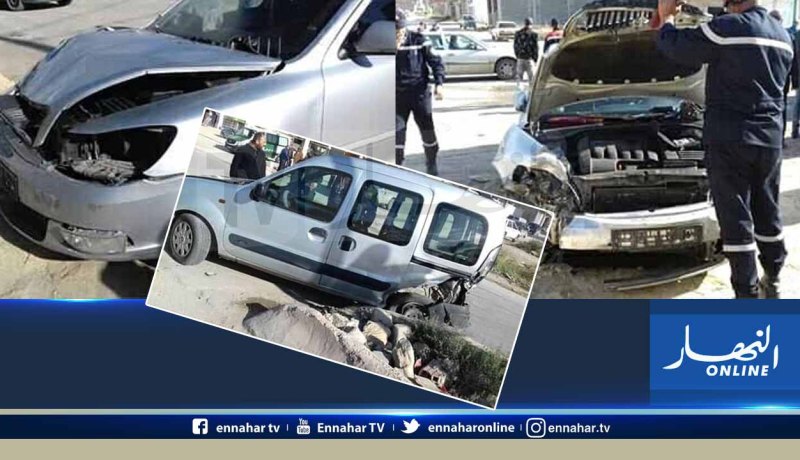 تبسة.. إصابة ثلاثة أشخاص في حادث مرور ببولحاف