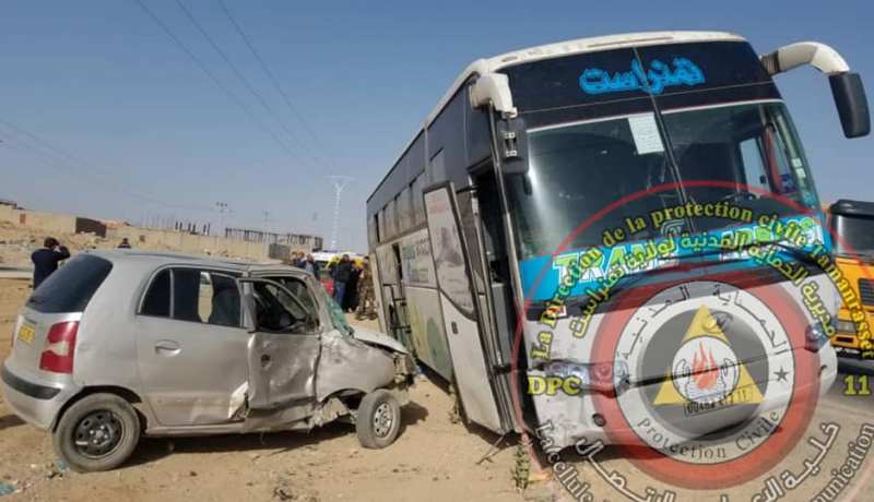 تمنراست: إصابة 3 أشخاص من جنسيات إفريقية في حادث مرور