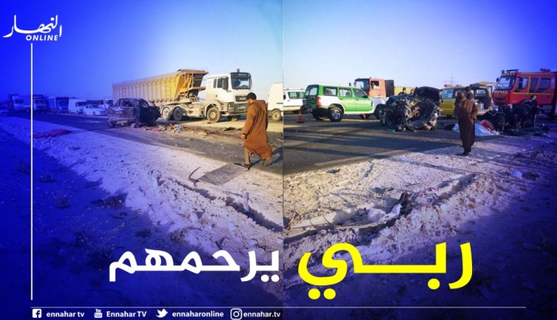 الوادي: 7 قتلى من بينهم رعية صيني في حادث مرور ببلدية اسطيل