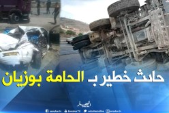 بالصور.. قتيل و6 جرحى في حادث مرور بقسنطينة