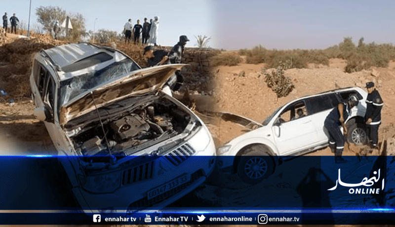 تبسة.. إصابة شخصين في حادث مرور ببئر العاتر