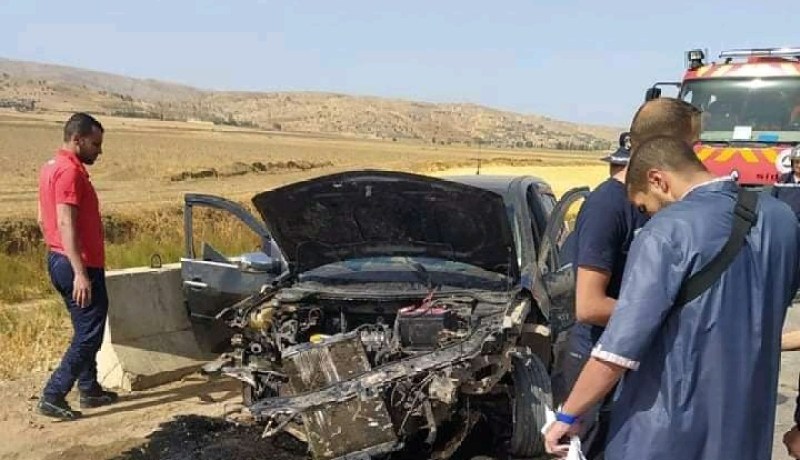 الشلف.. جريحان في حادث إنحراف سيارة بالقطايبية في أولاد فارس