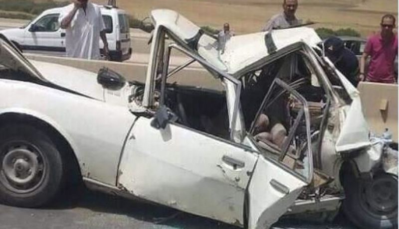 بالصور.. وفاة شخص في حادث مرور بقصر البخاري في المدية.