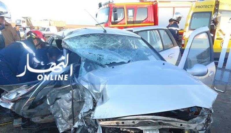 ميلة: 10 جرحى في اصطدام بين 3 سيارات بوادي النجا