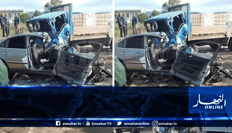 إصابة 4 أشخاص بعد إنحراف سيارتهم في طريق قرطوفة بتيارت