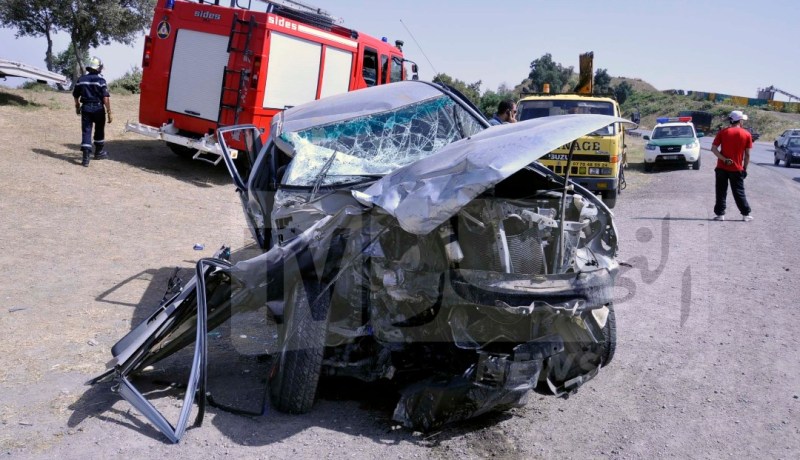 ميلة: 9 جرحى في حادثي مرور بتاجنانت واولاد خلوف