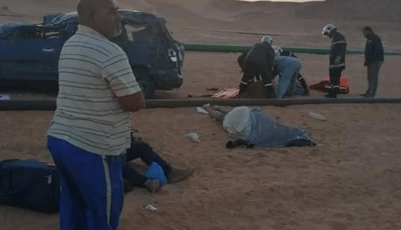 ورقلة: إرتفاع ضحايا حادث مرور حاسي مسعود إلى 4 وفيات
