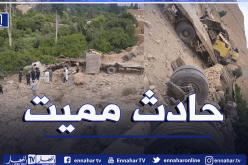 وفاة 3 أشخاص في إنقلاب شاحنة وسقوطها من منحدر بالجلفة