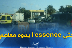 شاهد..طوابير المغتربين أمام محطات البنزين قبل مغادرتهم البلاد