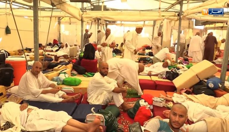 بالفيديو- إكتظاظ متوقع للحجاج الجزائريين في مخيمات منى