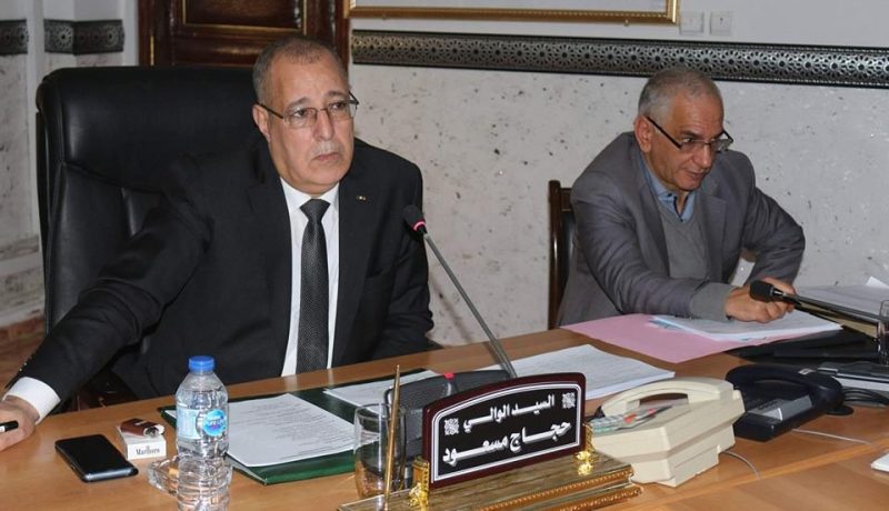 بلجود يعزي والي أم البواقي مسعود حجاج اثر وفاة والده