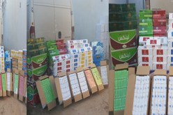 بالصور ..حجز أزيد من 34 ألف علبة سجائر غرب الجزائر